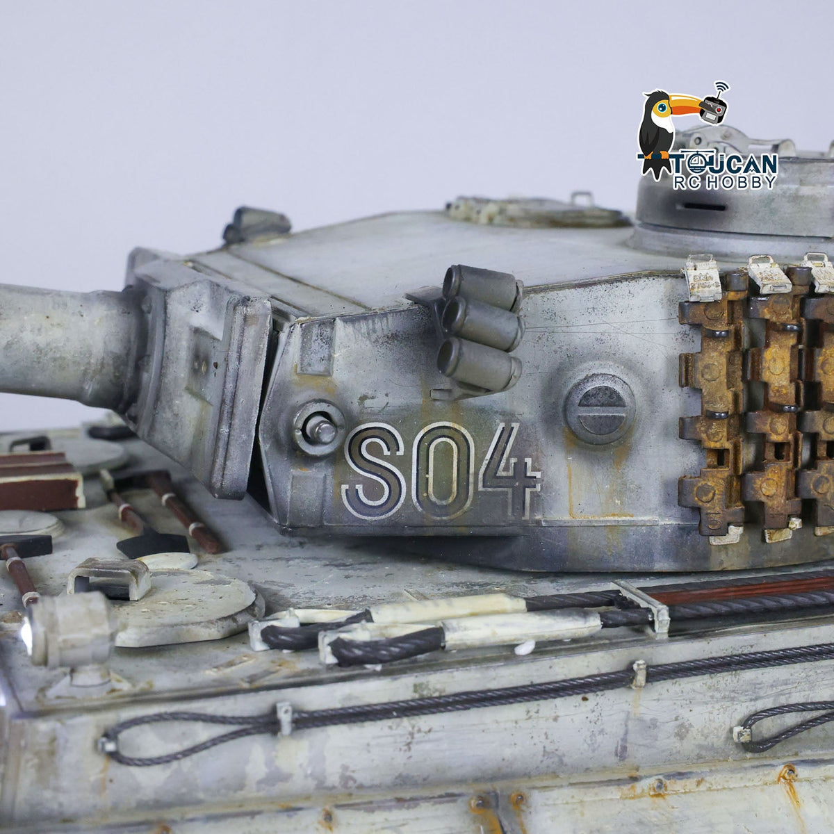 Henglong 1/16 TK7.0 Plastic German Tiger I RTR RC Tank 3818 FPV BB IR 360 Degrees Turret Metal Barrel Recoil Steel Gearbox Smoke Manual Spray Collection Model
