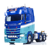 RTR Unitru 06 770S 1/14 Remote Control Tractor Truck 6X6 Metal Chassis 2Speed Gearbox Smoke Lights Sounds Brushless Motor ESC