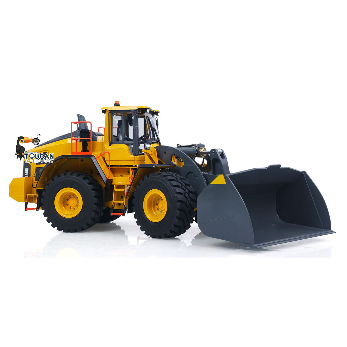 TOUCAN RC HOBBY DoubleE L260H 4X4 1/14 RC Hydraulic Loader Remote Control Vehicle 2Speed Transmission Brushless Motor for Adults