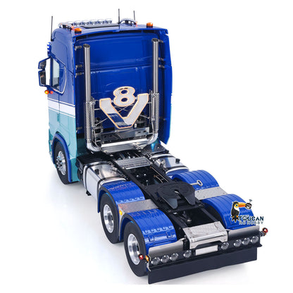 RTR Unitru 06 770S 1/14 Remote Control Tractor Truck 6X6 Metal Chassis 2Speed Gearbox Smoke Lights Sounds Brushless Motor ESC