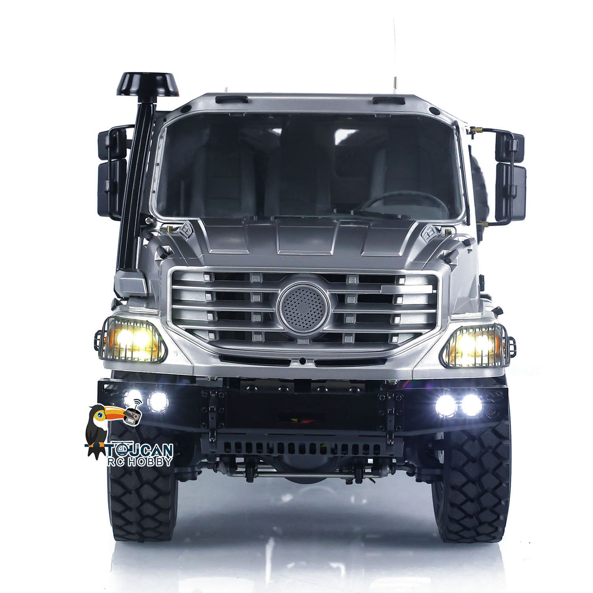 1/14 6x6 RC Geländewagen JDModel Ferngesteuertes Auto Differentialachsen mit Licht Sound System Hobby Modell Geschenk