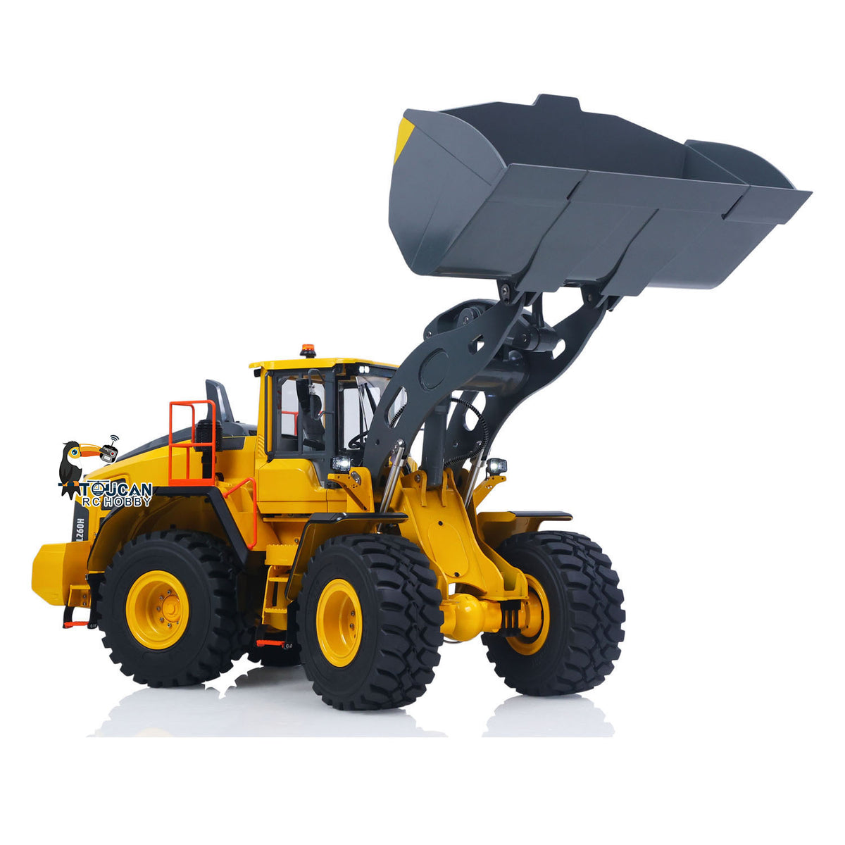 TOUCAN RC HOBBY DoubleE L260H 4X4 1/14 RC Hydraulic Loader Remote Control Vehicle 2Speed Transmission Brushless Motor for Adults