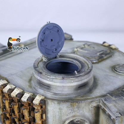 Henglong 1/16 TK7.0 3818 Tiger I RTR RC Tank FPV 360 Degrees Turret Barrel Recoil Smoke Metal Tracks Sprockets Idlers Road Wheels Hand Spray Painting Color