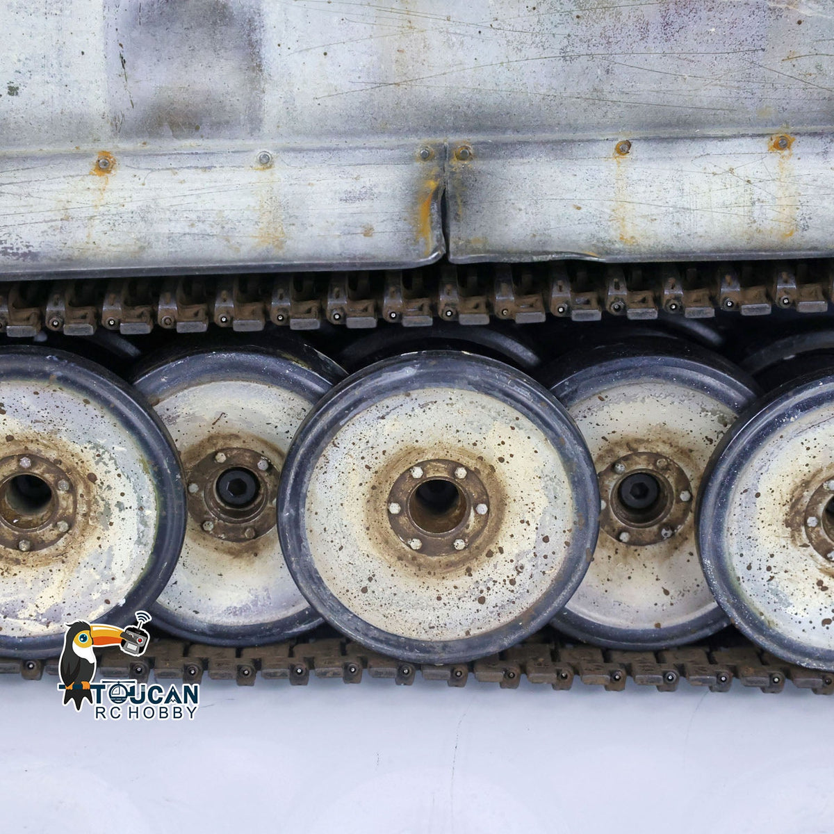 Henglong 1/16 TK7.0 3818 Tiger I RTR RC Tank FPV 360 Degrees Turret Barrel Recoil Smoke Metal Tracks Sprockets Idlers Road Wheels Hand Spray Painting Color