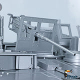 1:16 RC Military Tank 3918 Full Metal Abrams M1A2 TUSK II Ready to Run Track Car Electronic Model 360 Degree Rotating Smoke