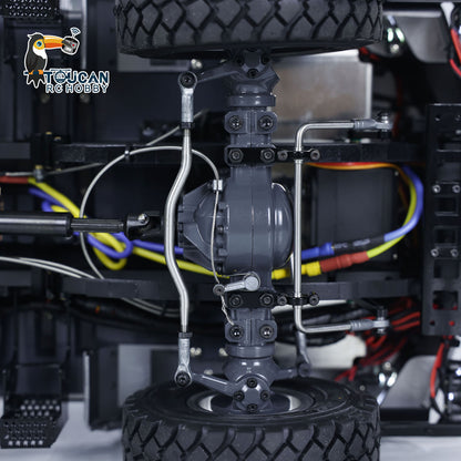 1/14 6x6 RC Geländewagen JDModel Ferngesteuertes Auto Differentialachsen mit Licht Sound System Hobby Modell Geschenk