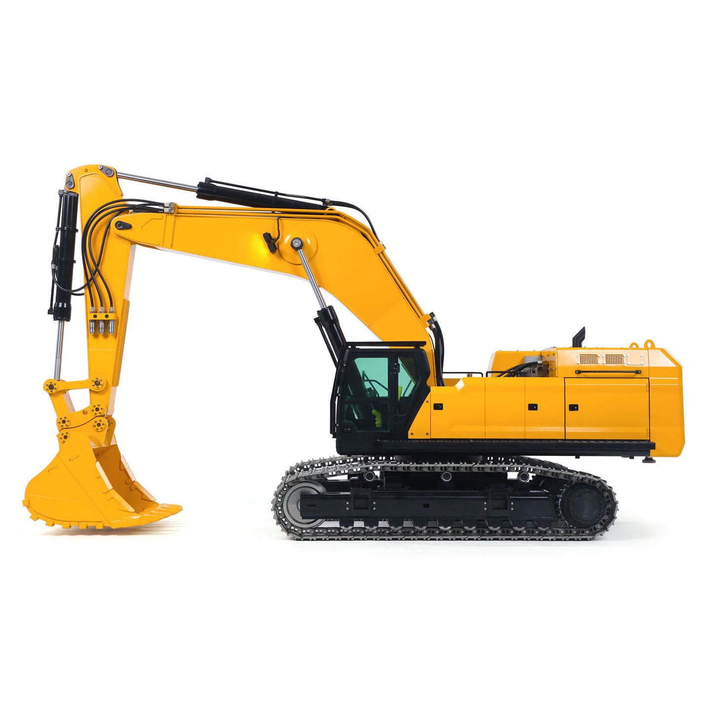 55KG Metall 1/14 RC Hydraulikbagger 395F Fernbedienung Bagger Doppelpumpe RTR Schwere Maschine Flysky ST8 Radio Batterie 6CH Ventil