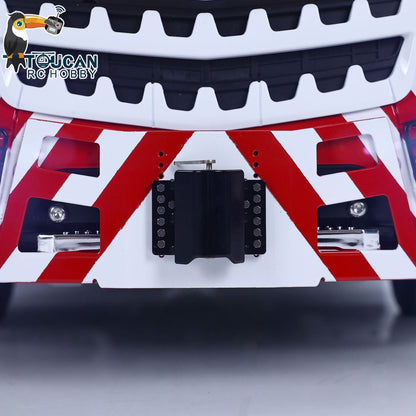 TOUCAN RC HOBBY  Metal Chassis 8x8 RC Tractor Truck 1/14 Radio Control Cars Smoke Unit Sound