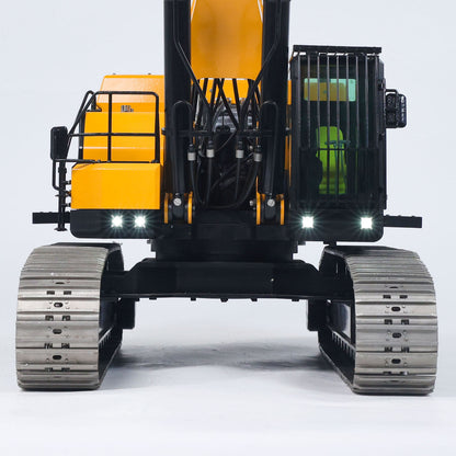 55KG Metall 1/14 RC Hydraulikbagger 395F Fernbedienung Bagger Doppelpumpe RTR Schwere Maschine Flysky ST8 Radio Batterie 6CH Ventil