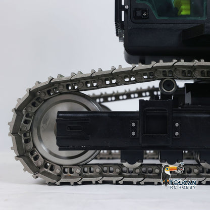 UESD 1/12 RC Hydraulic Heavy Excavator 395F Metal Remote Control Digger Finished Model 3.0L Dual Pump teshulianjie