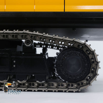 UESD 1/12 RC Hydraulic Heavy Excavator 395F Metal Remote Control Digger Finished Model 3.0L Dual Pump teshulianjie