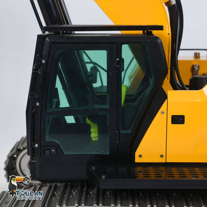 UESD 1/12 RC Hydraulic Heavy Excavator 395F Metal Remote Control Digger Finished Model 3.0L Dual Pump teshulianjie