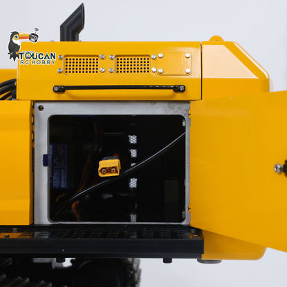 TOUCAN RC HOBBY Fast Free Shipping 1/12 RC Hydraulic Heavy Excavator 395F Metal Remote Control Digger Finished Model 3.0L Dual Pump Paladin PL18EV LITE Radio