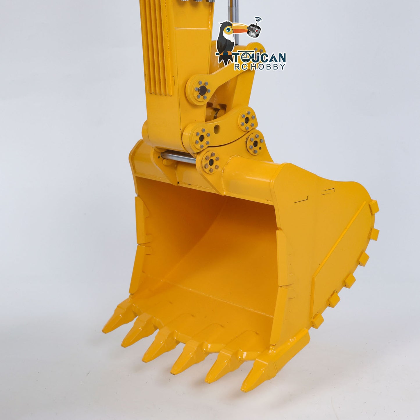 UESD 1/12 RC Hydraulic Heavy Excavator 395F Metal Remote Control Digger Finished Model 3.0L Dual Pump teshulianjie