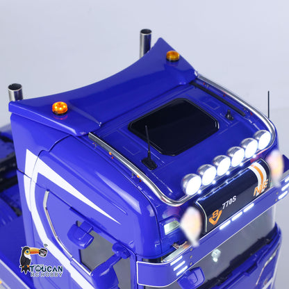 TOUCAN 770S 1/14 RC Sattelzugmaschine 6X6 Metallchassis Achssperren RTR 3-Gang LKW Auto Rauch Sound Licht Einheit Kabinenfederung ST8