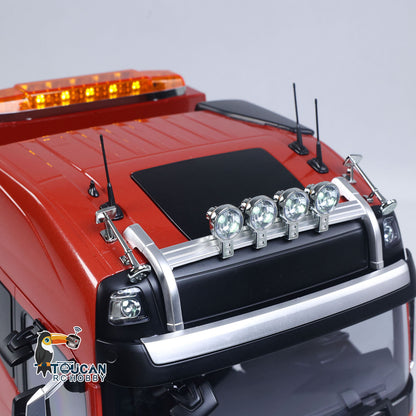 Customized DIY 56362 1/14 8x4 RC Wrecker Tow Truck Rescue Car FH16 RTR Electric Recovery Vehicles I6S Radio Battery Sound