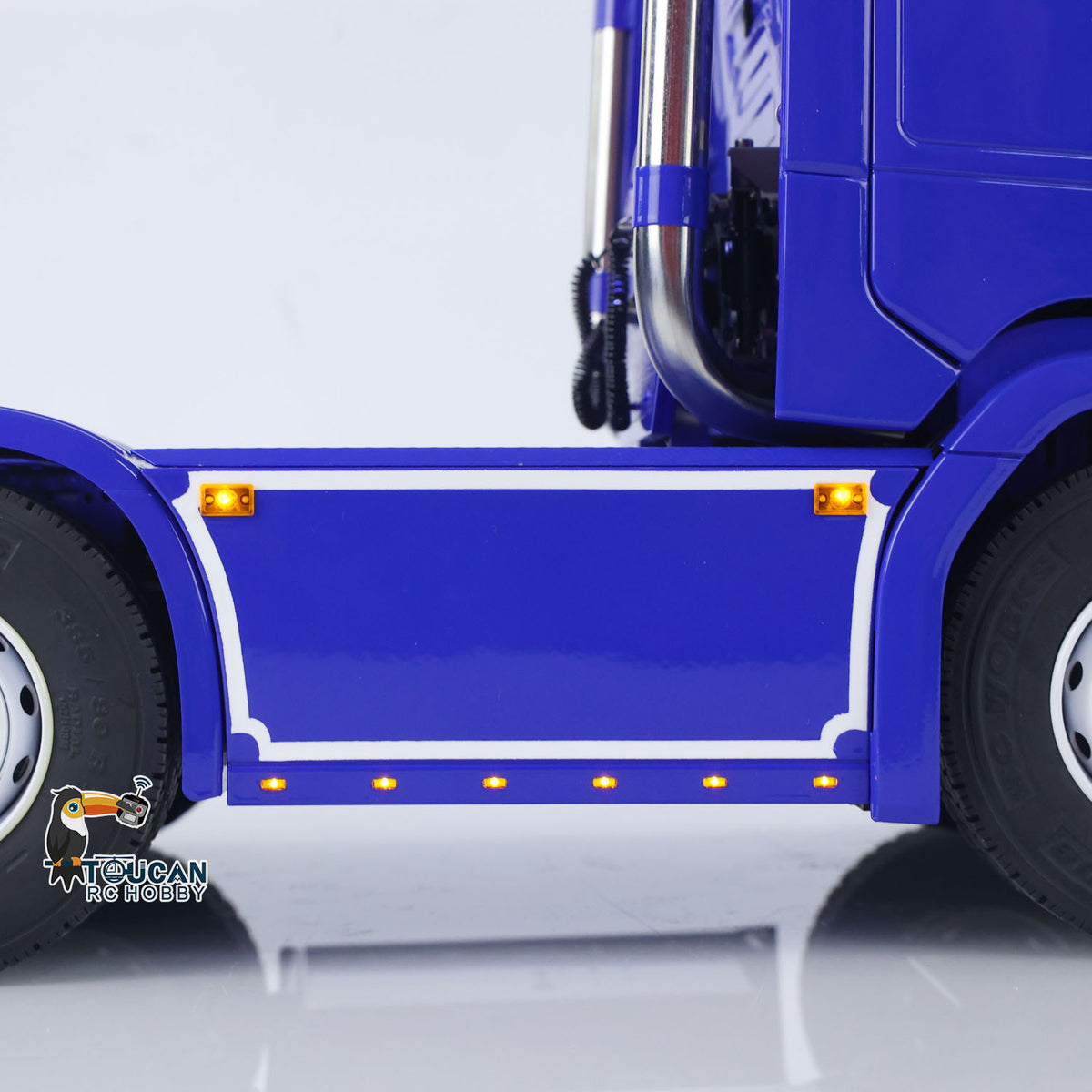 TOUCAN 770S 1/14 RC Sattelzugmaschine 6X6 Metallchassis Achssperren RTR 3-Gang LKW Auto Rauch Sound Licht Einheit Kabinenfederung ST8