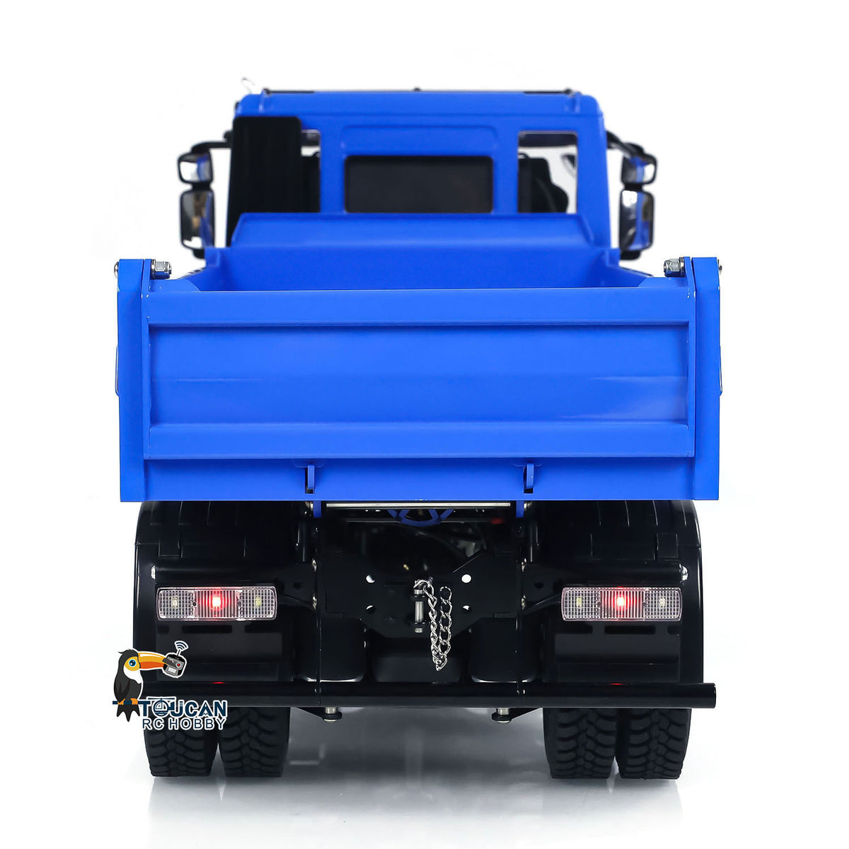 TOUCAN RC HOBBY MD Metal 1/14 4x4 RC Hydraulic Dump Tipper Construction Truck 2-Speed Gearbox Differential Locks FlySky ST8 Remote Controller Model for Sales