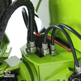 XDRC 1/14 Maßstab 6*6 Metall Hydraulische Hebe RC Knickgelenkter LKW Kipper RTR Automodell Licht Sound Batterie Ladegerät Motor