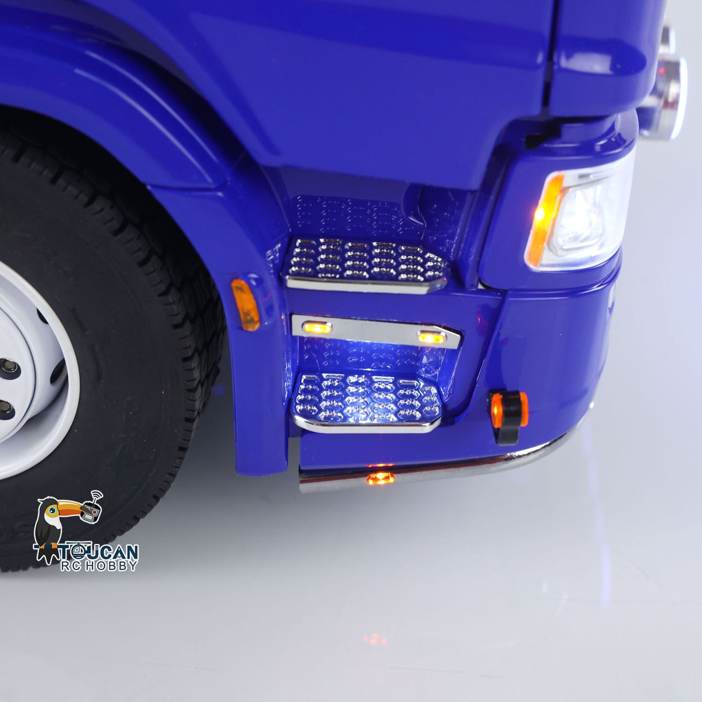 TOUCAN 770S 1/14 RC Sattelzugmaschine 6X6 Metallchassis Achssperren RTR 3-Gang LKW Auto Rauch Sound Licht Einheit Kabinenfederung ST8