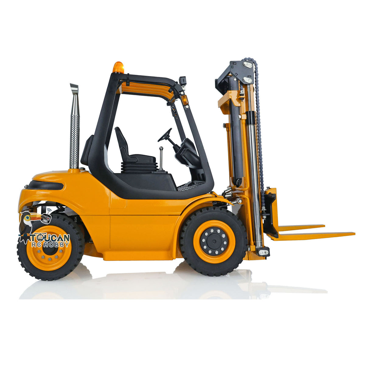 €100 OFF 11.11 BIG SALE LESU Hydraulic RC Forklift Truck 1/14 Radio Control Transfer Car RTR Truck