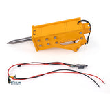 TOUCAN RC HOBBY Metal Painted Electric Hammer for 1/12 RC Hydraulic Digger C395 LR976 Dual Pump Remote Control Construction Vehicles Excavator