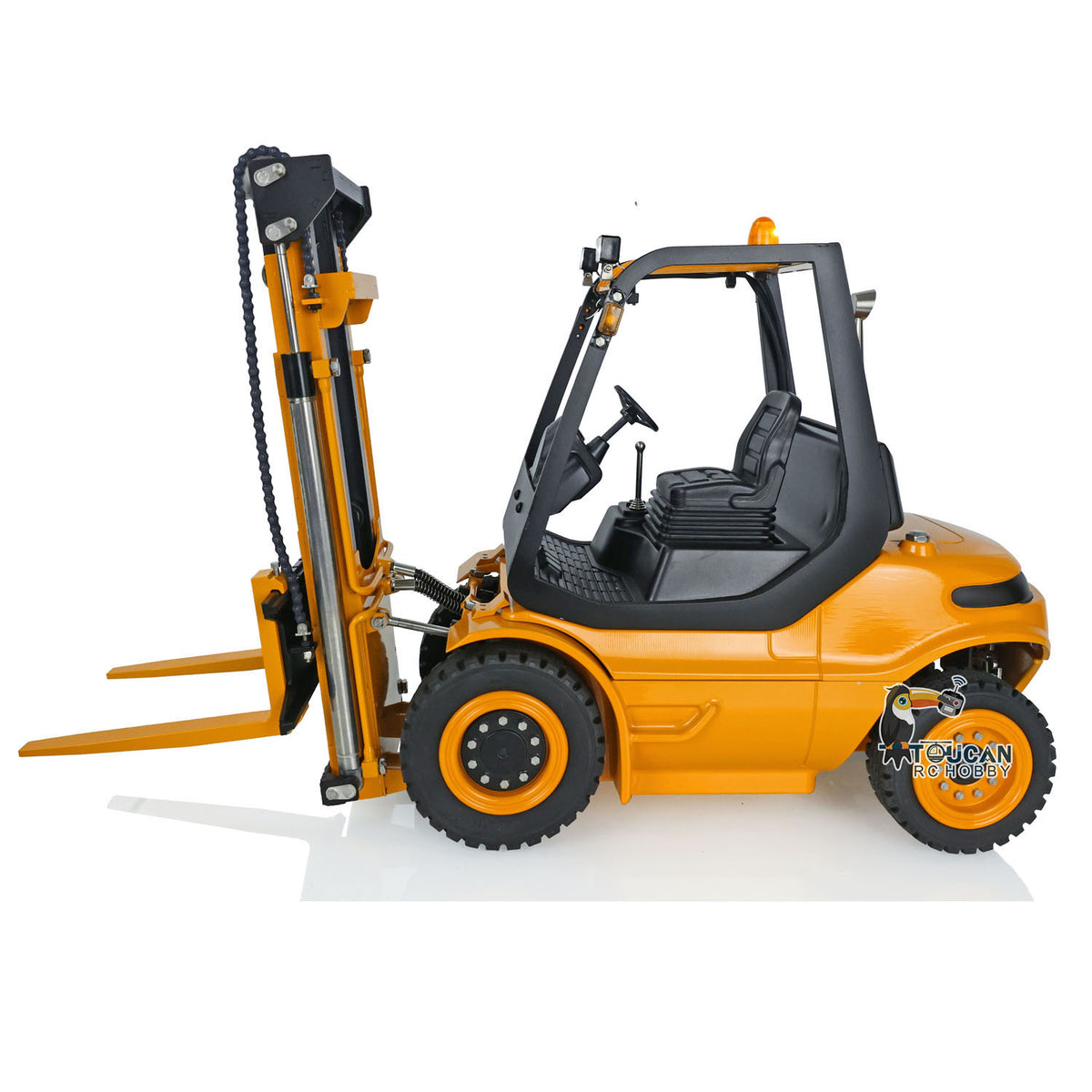 €100 OFF 11.11 BIG SALE LESU Hydraulic RC Forklift Truck 1/14 Radio Control Transfer Car RTR Truck