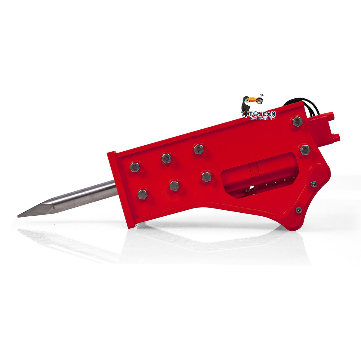 TOUCAN RC HOBBY Metal Painted Electric Hammer for 1/12 RC Hydraulic Digger C395 LR976 Dual Pump Remote Control Construction Vehicles Excavator