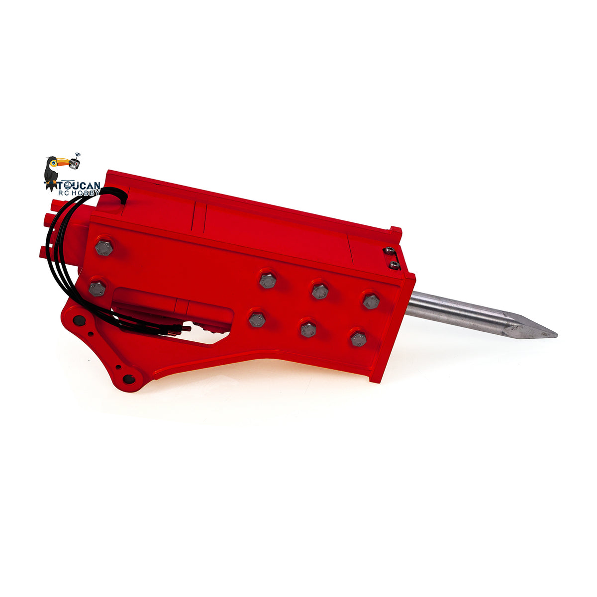 TOUCAN RC HOBBY Metal Painted Electric Hammer for 1/12 RC Hydraulic Digger C395 LR976 Dual Pump Remote Control Construction Vehicles Excavator