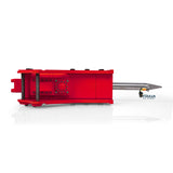Metal Painted Electric Hammer for 1/12 RC Hydraulic Digger C395 Dual Pump Remote Control Construction Vehicles Excavator
