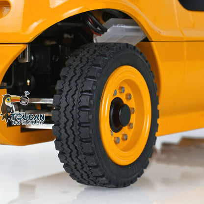€100 OFF 11.11 BIG SALE LESU Hydraulic RC Forklift Truck 1/14 Radio Control Transfer Car RTR Truck