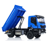 MD Metal 1/14 4x4 RC Hydraulic Dump Tipper Construction Truck 2-Speed Gearbox Differential Locks FlySky ST8 Remote Controller Model for Sales