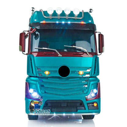 TOUCAN Lackierter 1/14 RC Sattelzugmaschine für 1851 3363 Fernbedienung 6X6 Metallchassis Autos Licht