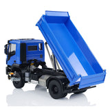 MD Metal 1/14 4x4 RC Hydraulic Dump Tipper Construction Truck 2-Speed Gearbox Differential Locks FlySky ST8 Remote Controller Model for Sales