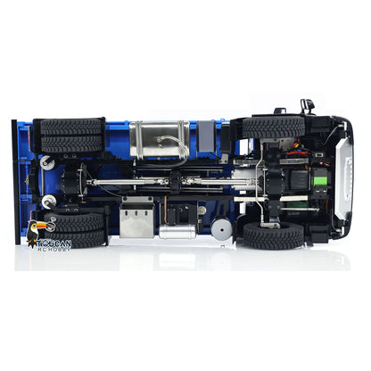 TOUCAN RC HOBBY MD Metal 1/14 4x4 RC Hydraulic Dump Tipper Construction Truck 2-Speed Gearbox Differential Locks FlySky ST8 Remote Controller Model for Sales