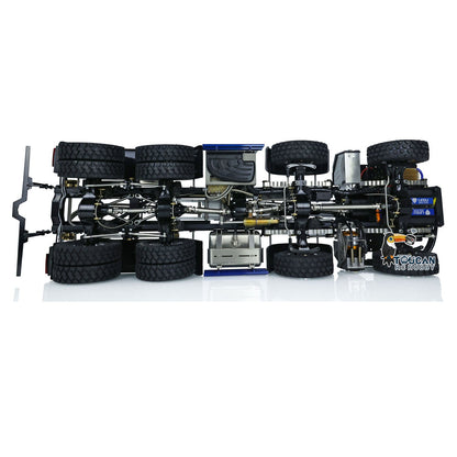 TOUCAN RC HOBBY LESU Z0036 1/14 Metal 8x8 Hydraulic RC Roll On Off Dumper 2 Speed Transmission Differential Lock Sound Light System Front Hook