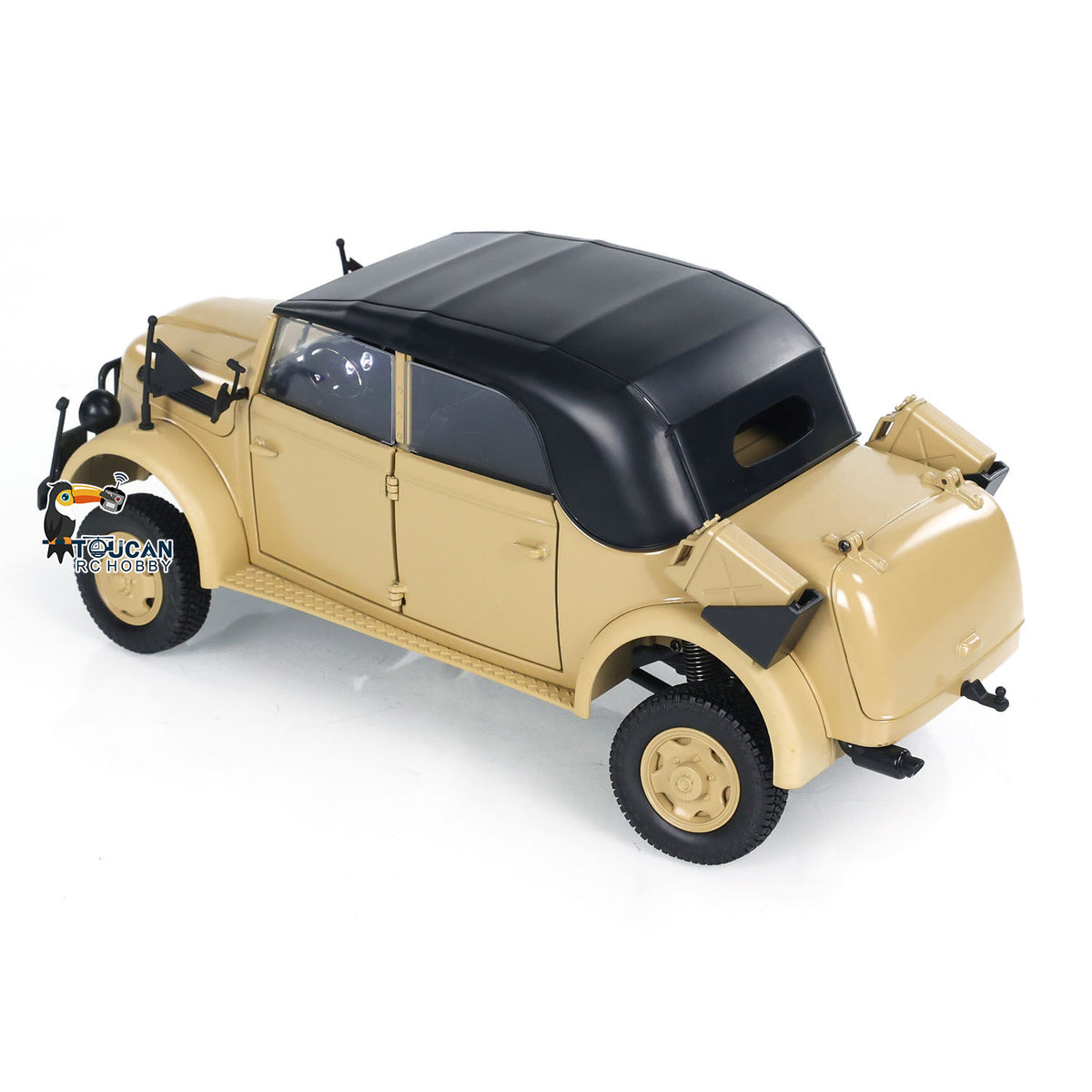 1/18 HG 4x4 RC Kommandofahrzeuge 4WD Funkgesteuertes Geländewagenmodell mit Ton und Licht, lackiert und montiert