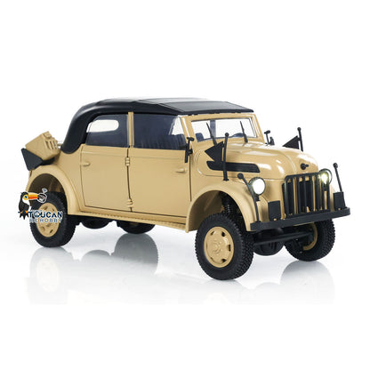 1/18 HG 4x4 RC Kommandofahrzeuge 4WD Funkgesteuertes Geländewagenmodell mit Ton und Licht, lackiert und montiert