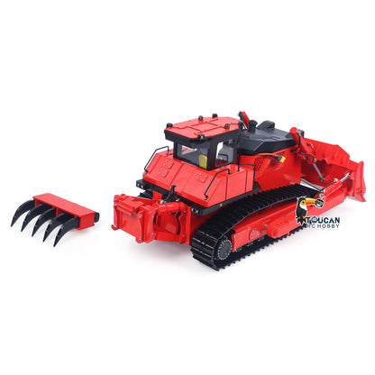In Stock TOUCAN RC HOBBY Metal D155AX 1/12 RC Hydraulic Bulldozer Remote Control Vehicle Model 7 Way Valve Brushless Motor Radio Controller for Adults