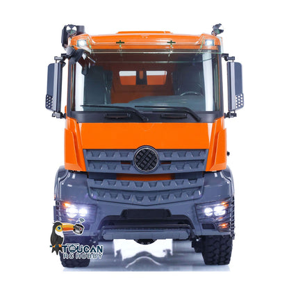 TOUCAN RC HOBBY LESU 1/14 8*8 for K3363 Hydraulic RC Dumper Truck Tipper Model 1/2 Transfer Case LED Light 3T Sound ESC Servo Motor