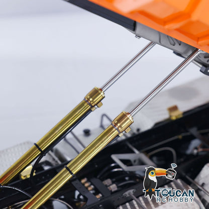 TOUCAN RC HOBBY LESU 1/14 8*8 for K3363 Hydraulic RC Dumper Truck Tipper Model 1/2 Transfer Case LED Light 3T Sound ESC Servo Motor
