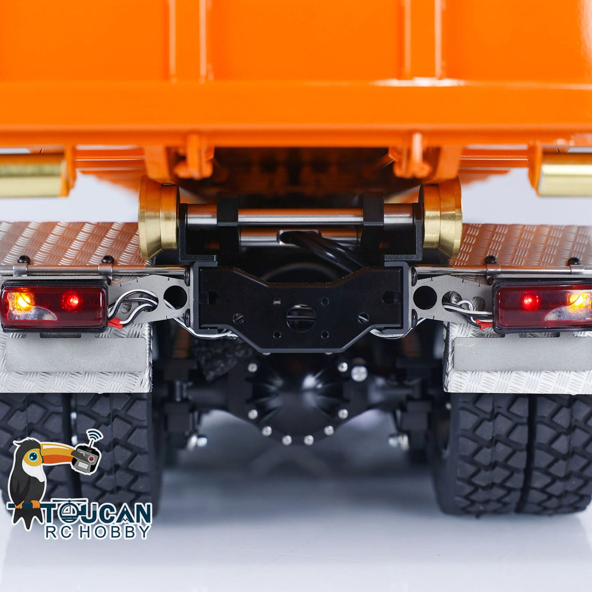 TOUCAN RC HOBBY LESU 1/14 8*8 for K3363 Hydraulic RC Dumper Truck Tipper Model 1/2 Transfer Case LED Light 3T Sound ESC Servo Motor