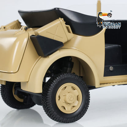 1/18 HG 4x4 RC Kommandofahrzeuge 4WD Funkgesteuertes Geländewagenmodell mit Ton und Licht, lackiert und montiert