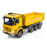 Metal 8x8 1/14 RC Hydraulic Roll On Full Dumper Truck Remote Control Dump Cars With 3-speed Transmission Differential Lock Axles