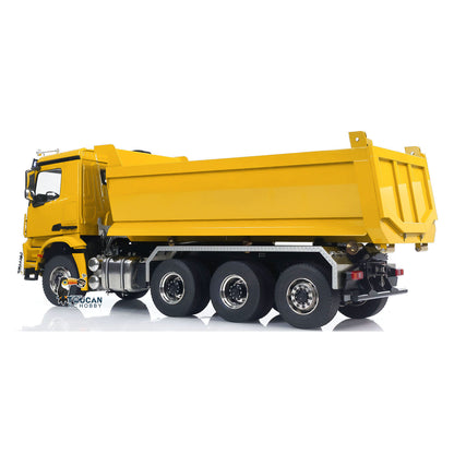 Metall 8x8 1/14 RC Hydraulische Roll Auf Volle Dumper Lkw Fernbedienung Dump Autos Mit 3-speed Getriebe Differential Sperre Achsen