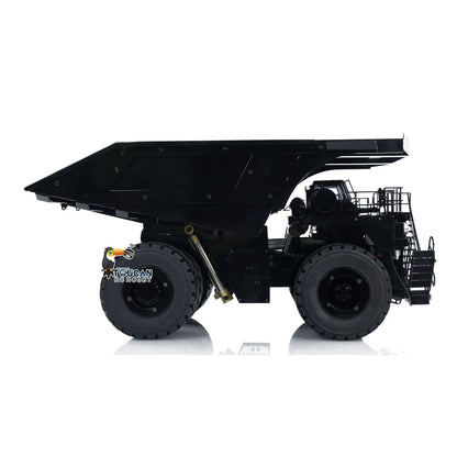 LZGH-C793D-2 Ready to Run 1/20 Metal Hydraulic RC Mining Dump Truck Big S Tire w/Light Warning Sound & Battery