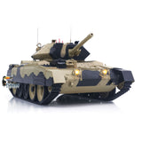 Fast Free Shipping 1/16 2.4G RC Military Tank CoolBank Crusader MK III Wireless Control Battle Tank Model 360 degrees Turret Rotary Smoke Sound Lights RTR