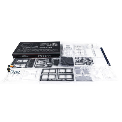 Vorbestellung 1/14 8X4 770S 56371 RC Sattelzugmaschine Funkgesteuerte Autosimulation Unmontierter, unbemalter Modellbausatz 3-Gang-Getriebemotor