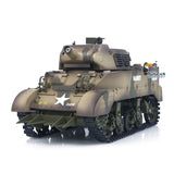 CoolBank 1/16 Radio Control Tank M8 HMC Scott Light Self-Propelled Howitzer RC Model 360degree Turret Rotary Smoke Sounds Lights RTR