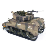CoolBank 1/16 Radio Control Tank M8 HMC Scott Light Self-Propelled Howitzer RC Model 360degree Turret Rotary Smoke Sounds Lights RTR